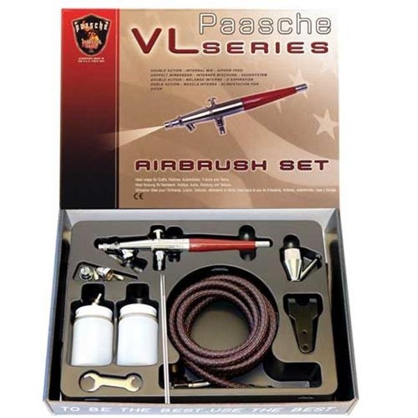 Paasche Paasche VLS-SET Airbrush Set with All Three Heads for VLS VLS-3AS